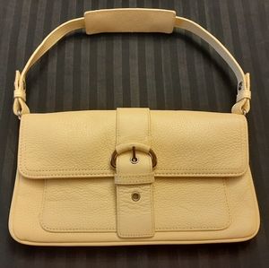 LOFT Yellow Leather Handbag